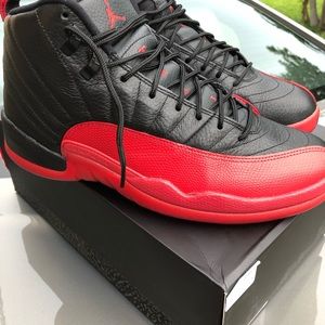 Retro Jordan 12’ Original Black and Red